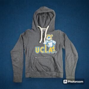 UCLA Bruins Women's Small Retro Bear Standing Graphic Logo Pullover Sweatshirt